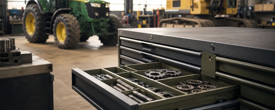 Heavy equipment workshop