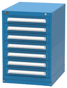 Vidmar RP1135A modular drawer cabinet, Dark Blue