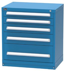 Vidmar RP1138A modular drawer cabinet, Dark Blue