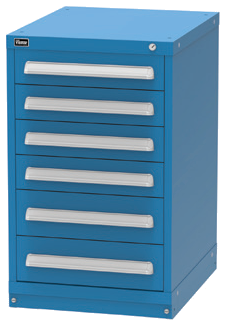 Vidmar RP1939A modular drawer cabinet, Dark Blue