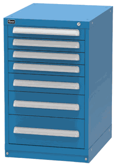 Vidmar RP1940A modular drawer cabinet, Dark Blue