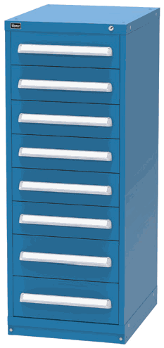 Vidmar RP3500A Eye-Level Modular Drawer Cabinet, 8 drawers