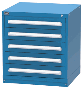 Vidmar SCU1010A modular drawer cabinet, Dark Blue