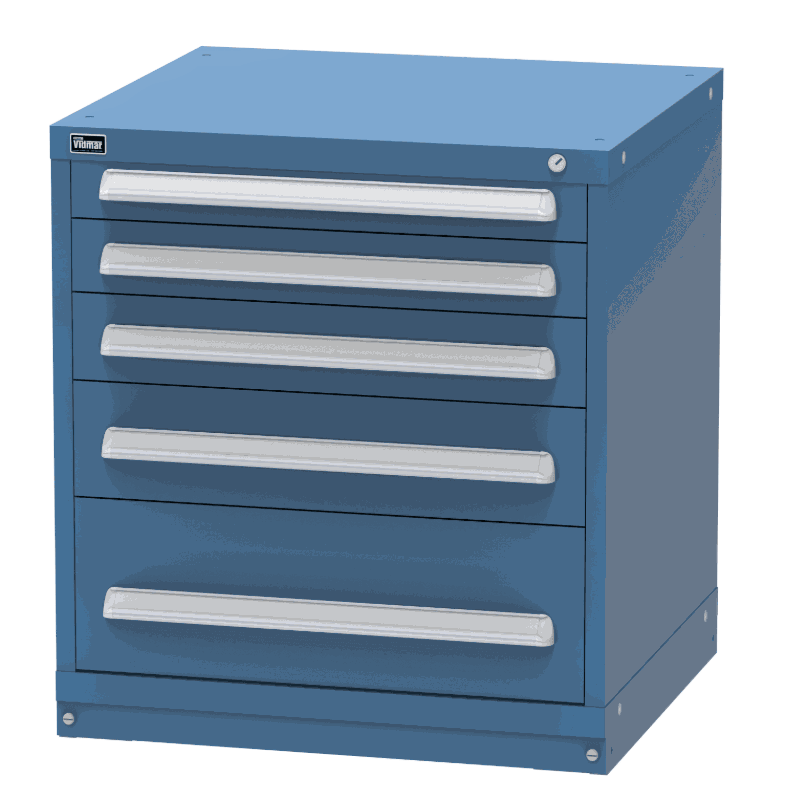 Vidmar SCU1023A modular drawer cabinet, Dark Blue