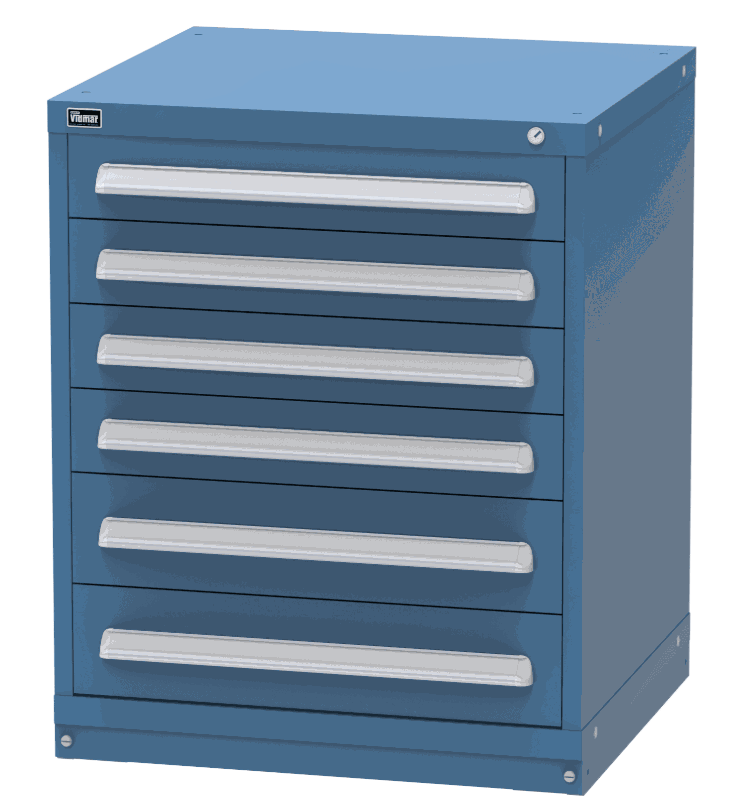 Vidmar SCU1910A modular drawer cabinet, Dark Blue