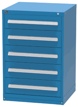 Vidmar SCU2070A modular drawer cabinet, Dark Blue