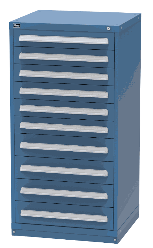 Vidmar SCU3110A modular drawer cabinet, Dark Blue