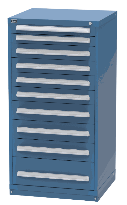 Vidmar SCU3126A modular drawer cabinet, Dark Blue