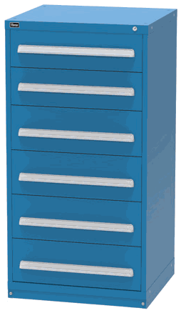 Vidmar SCU3398A Eye-Level Modular Drawer Cabinet, 6 drawers