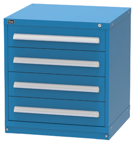 Vidmar SEP1031A modular drawer cabinet, Dark Blue