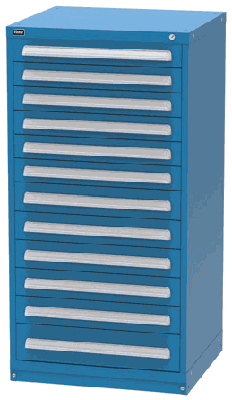 Vidmar SEP3054A modular drawer cabinet, Dark Blue