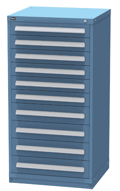 Vidmar SEP3110A modular drawer cabinet, Dark Blue