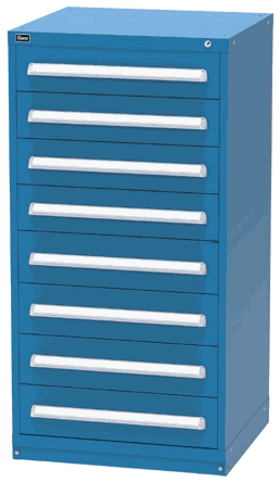 Vidmar SEP3157A modular drawer cabinet, Dark Blue