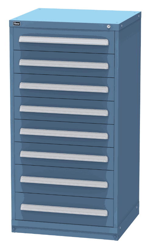 Vidmar SEP3163A modular drawer cabinet, Dark Blue