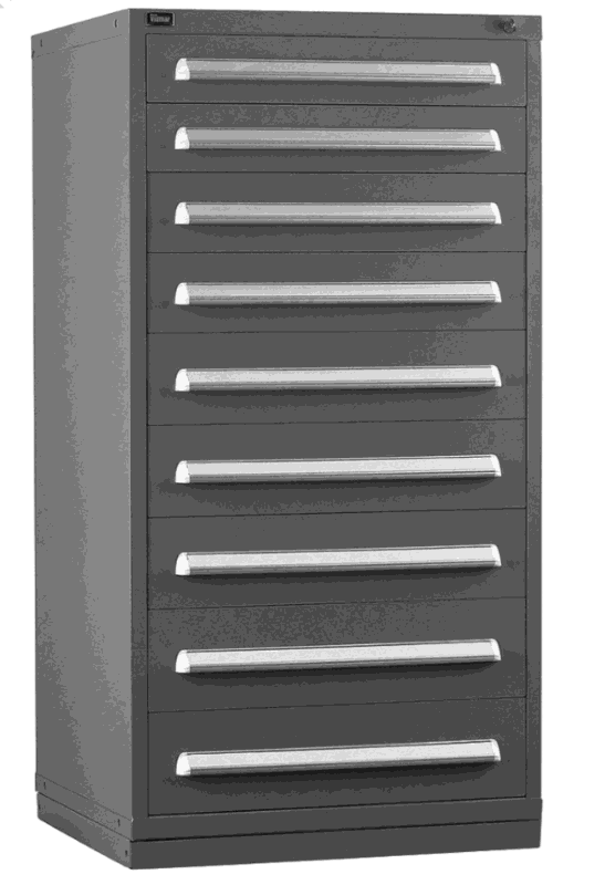 Vidmar SEP3352A modular drawer cabinet, Dark Blue
